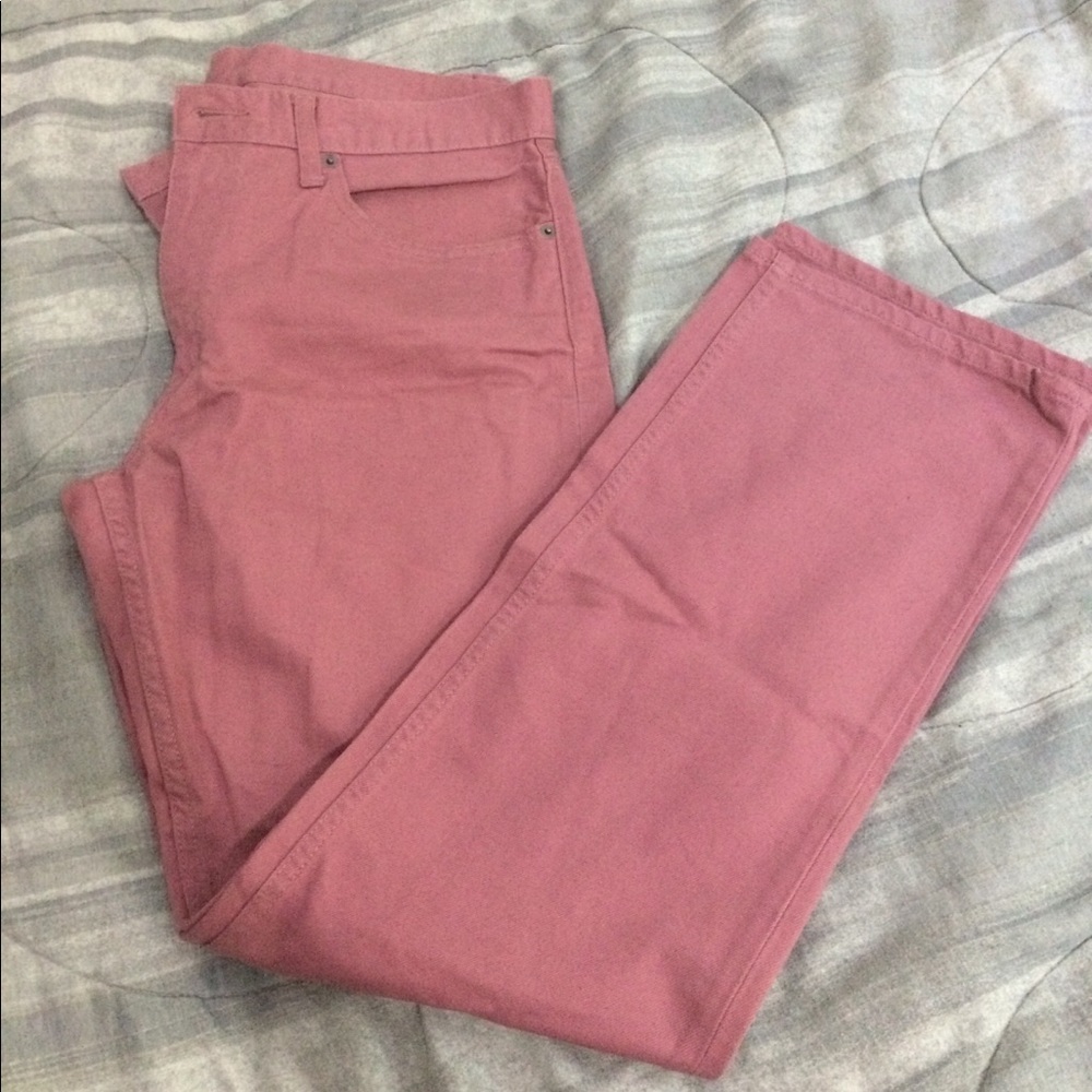 Uniqlo Regular Fit Straight Color Jeans